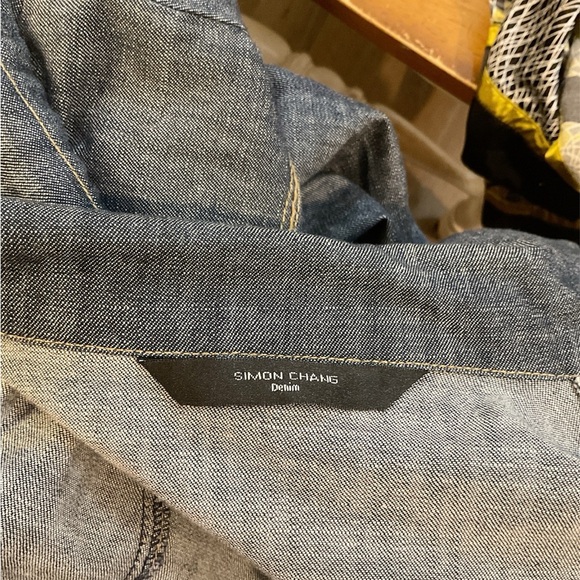 Simon Chang zip coat jacket Sz 8 - Picture 4 of 5